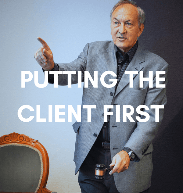 At Robert Williams we make sure that you, our client, comes first: